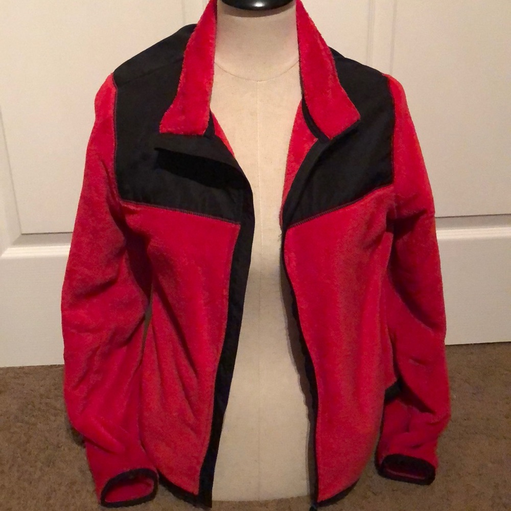 Danskin Now jacket. Large. Red w/h black. Like new